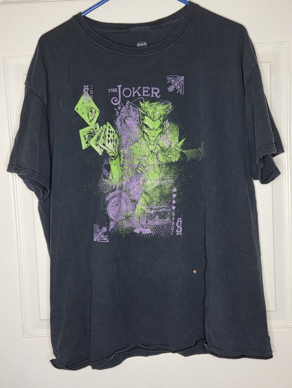 DC Comics The Joker Tee - Black with Green & Purple Graphic